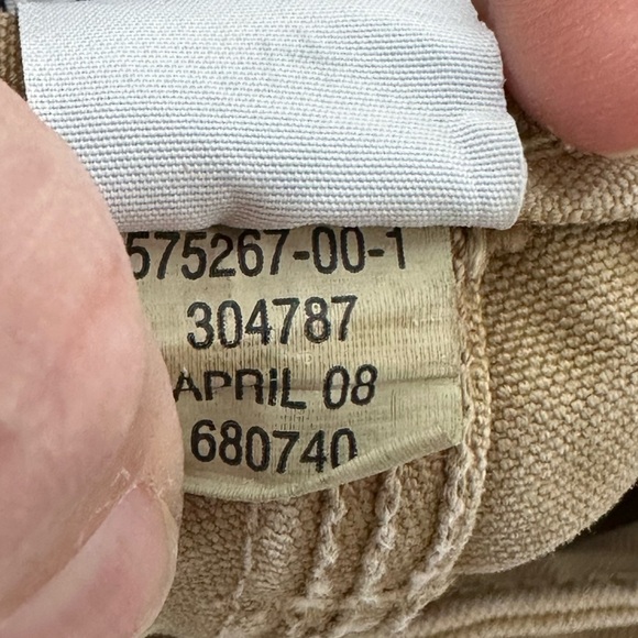 Rare! GAP Men's 1969 Hayes Khaki Button Fly Casual Pants - 34 X 34 - Picture 4 of 5